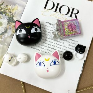LUNA KAWAII CAT DESIGN LENS CASE SET